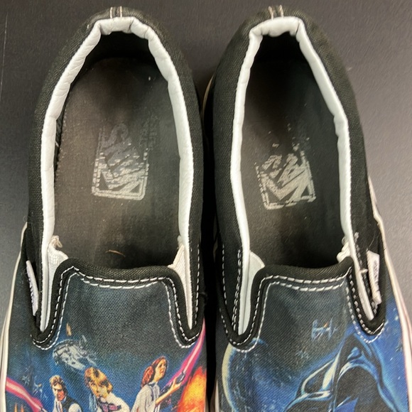 Vans x Star Wars New Hope Classic Slip On Unisex Sneaker Shoes M 5.5 / W 7 - Picture 4 of 11